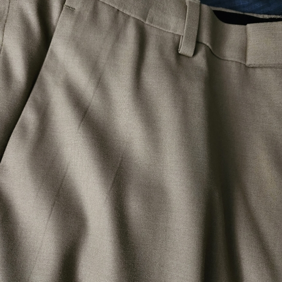 Perry Ellis Portfolio City Fit Beige Dress Pant 34x30 - Picture 11 of 16